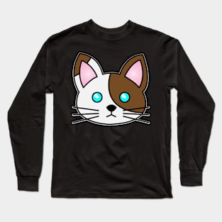 Cat Face 8 - Cat Lover Cats Long Sleeve T-Shirt